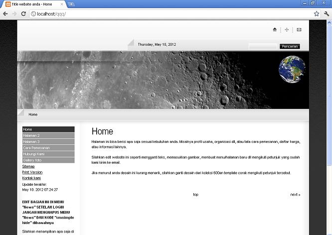 koleksi tema website