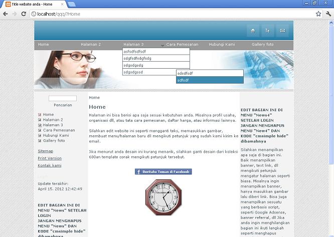koleksi tema website