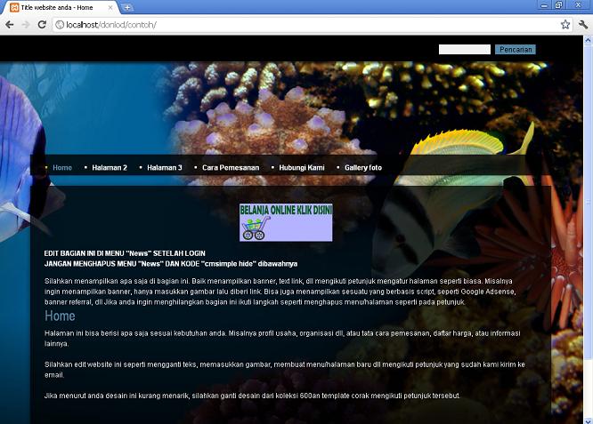 koleksi tema website