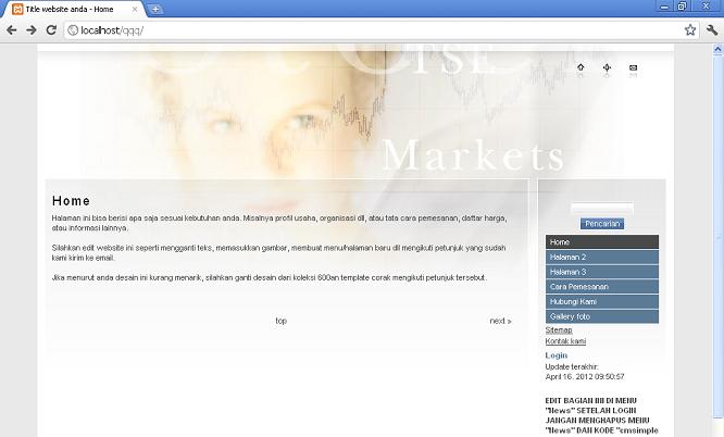 koleksi tema website