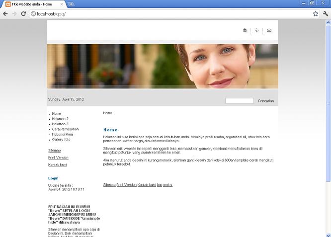 koleksi tema website