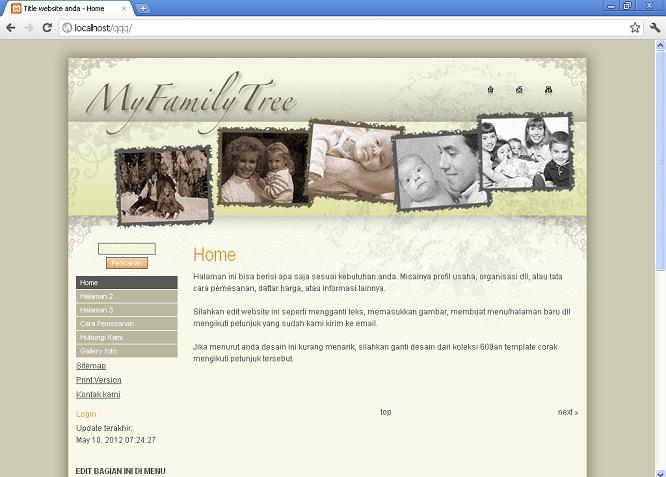 koleksi tema website