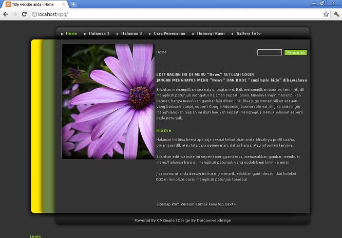 koleksi tema website