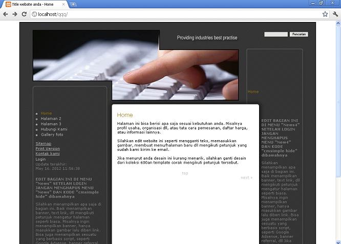 koleksi tema website