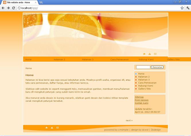 koleksi tema website
