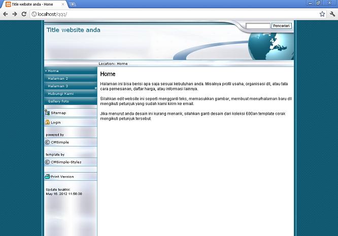 koleksi tema website