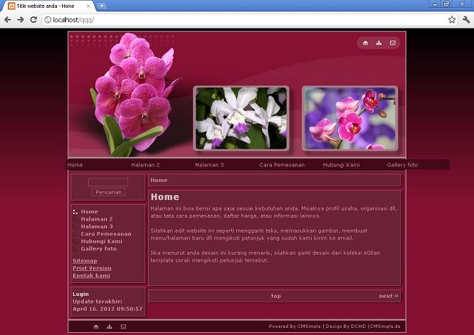 koleksi tema website