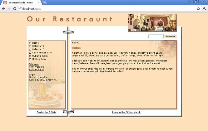 koleksi tema website