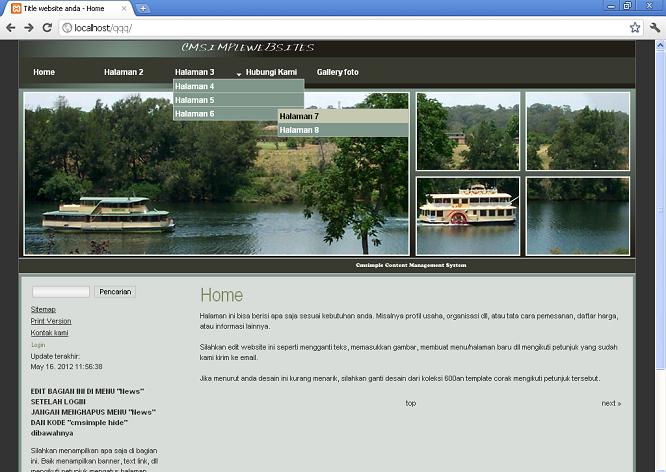 koleksi tema website
