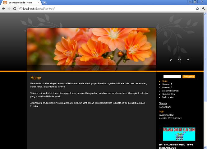 koleksi tema website