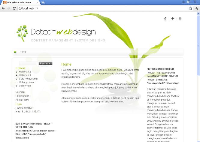 koleksi tema website