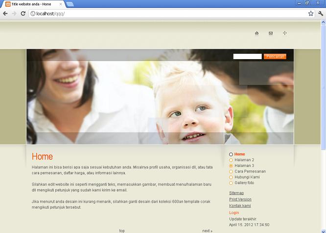 koleksi tema website