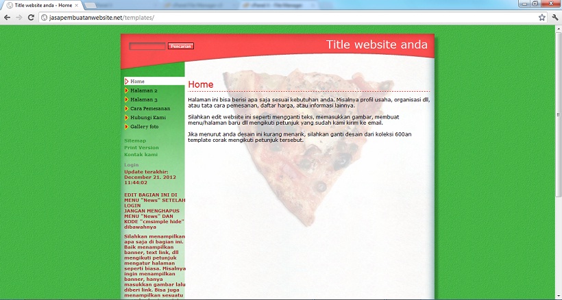 koleksi tema website