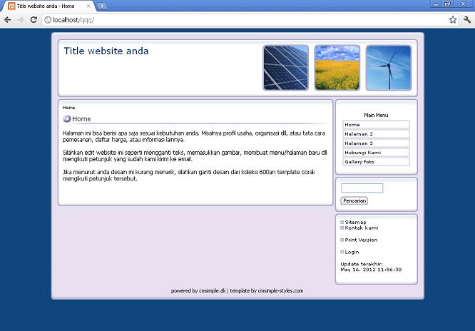 koleksi tema website