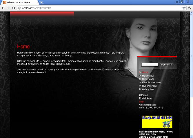 koleksi tema website