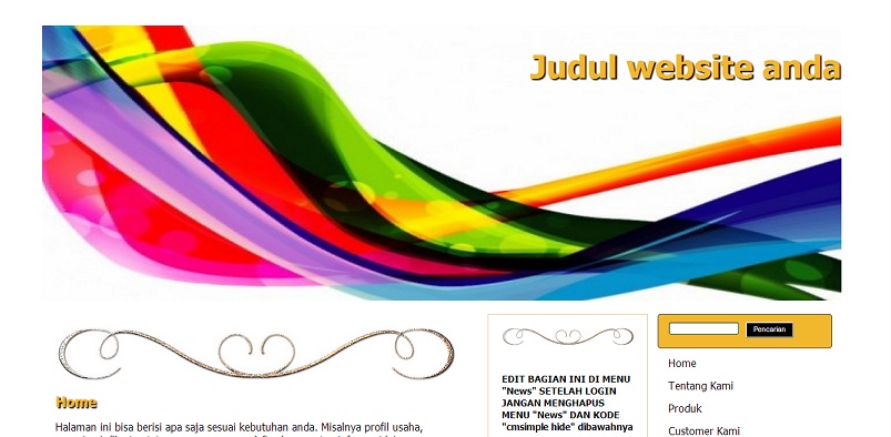 koleksi tema website