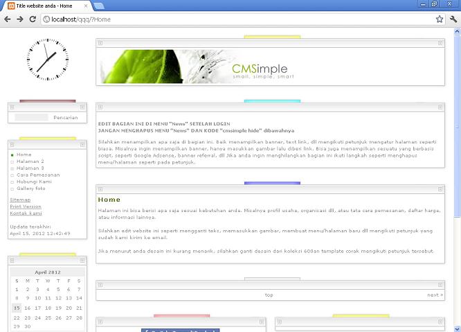 koleksi tema website