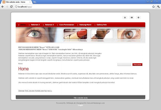 koleksi tema website