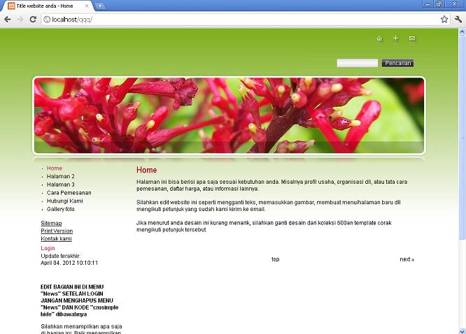 koleksi tema website