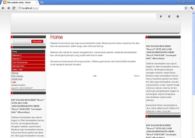 koleksi tema website