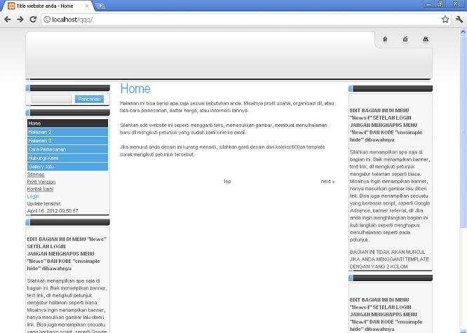koleksi tema website