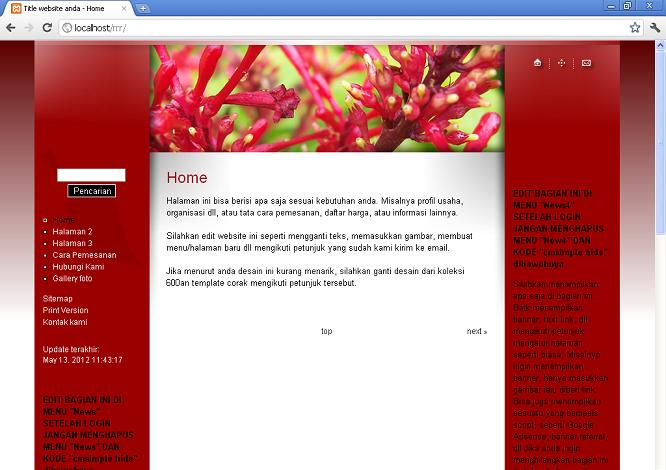 koleksi tema website