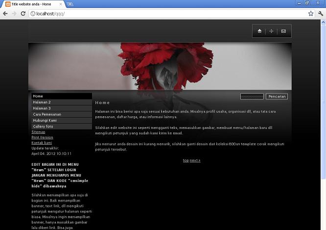 koleksi tema website