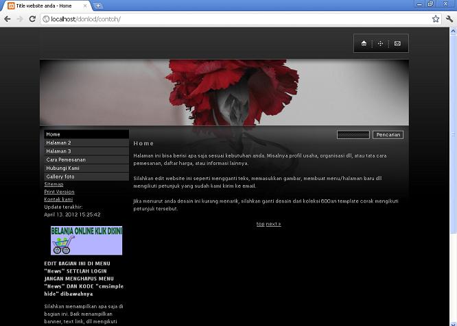 koleksi tema website