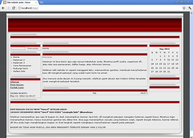 koleksi tema website