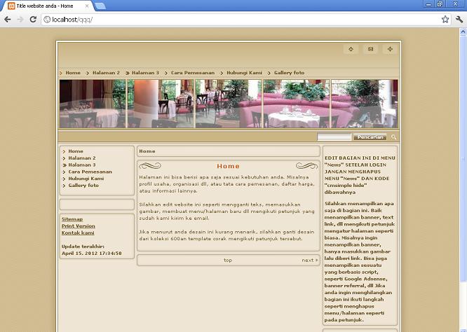 koleksi tema website