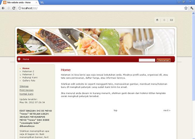 koleksi tema website