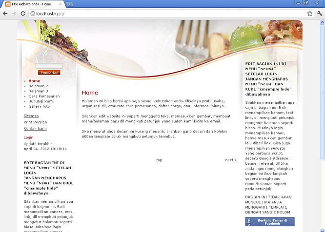 koleksi tema website