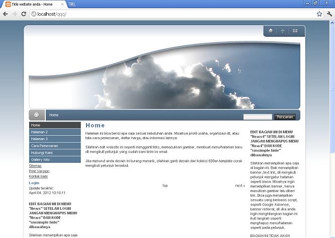 koleksi tema website