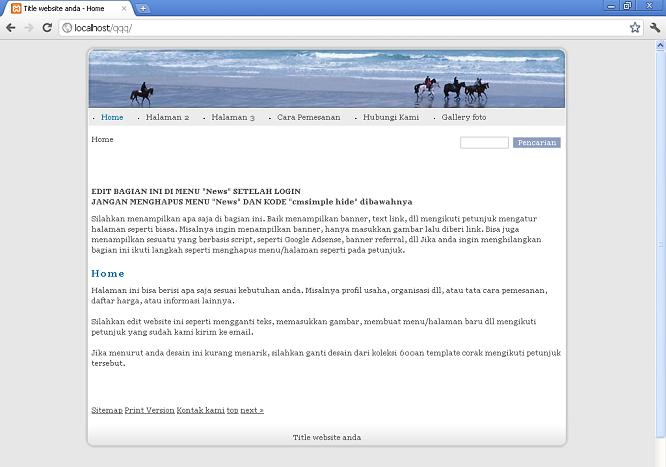 koleksi tema website