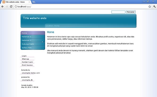 koleksi tema website