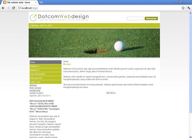 koleksi tema website