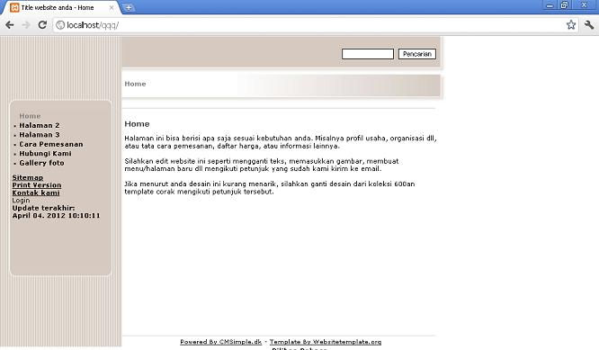 koleksi tema website
