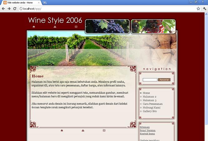 koleksi tema website