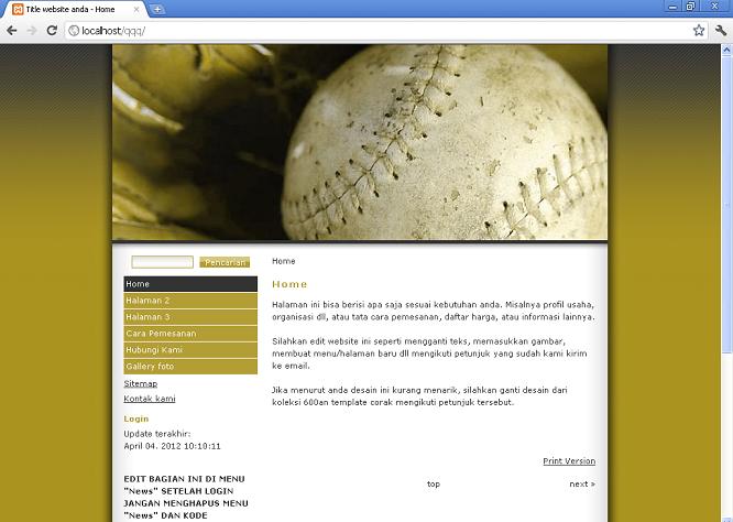 koleksi tema website