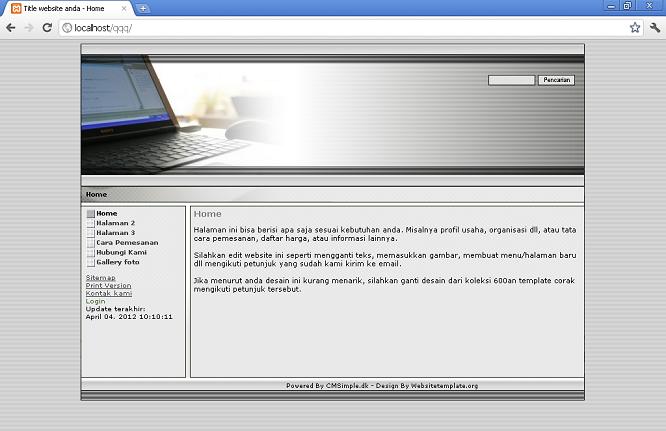 koleksi tema website