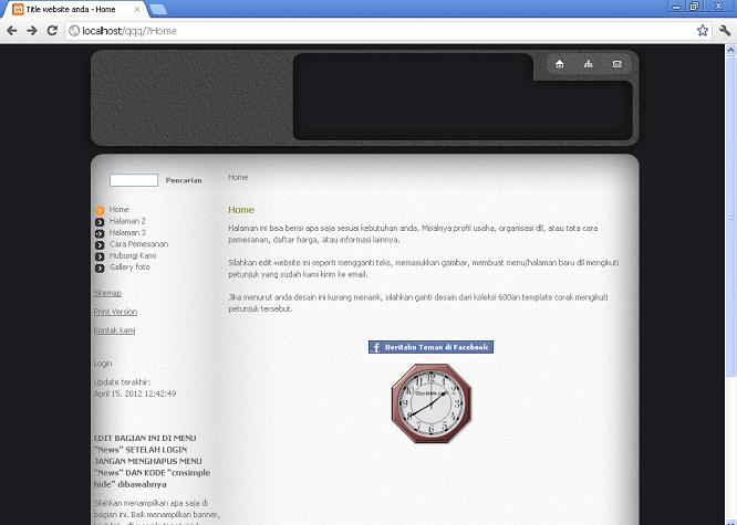koleksi tema website