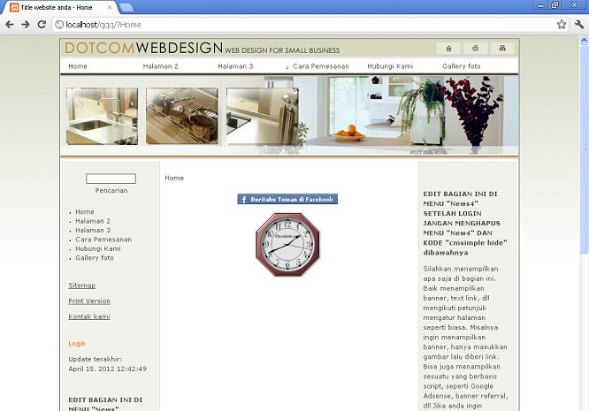 koleksi tema website