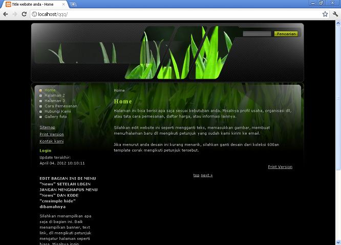 koleksi tema website