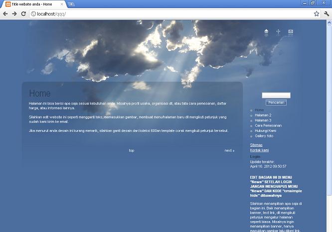 koleksi tema website