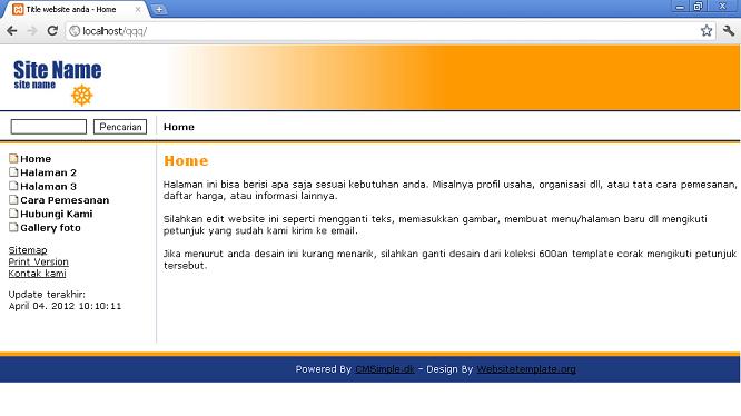 koleksi tema website