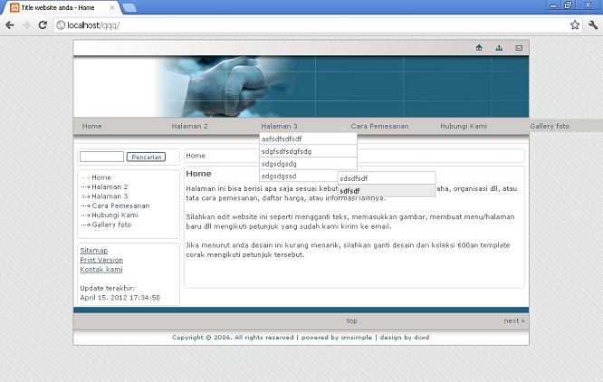 koleksi tema website