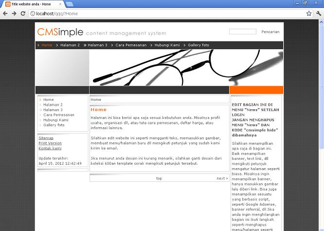 koleksi tema website