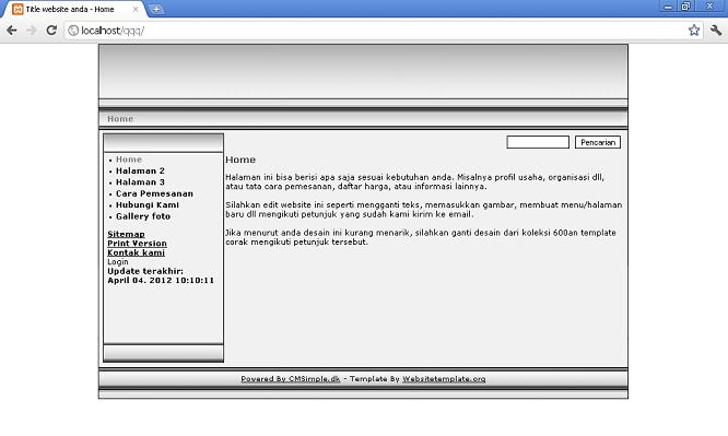 koleksi tema website