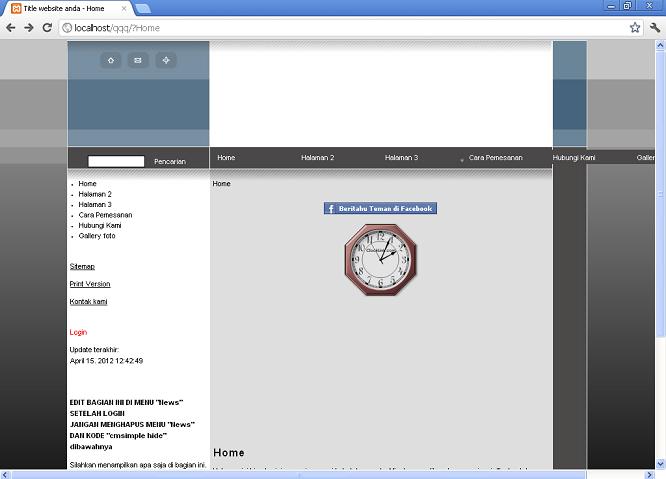 koleksi tema website