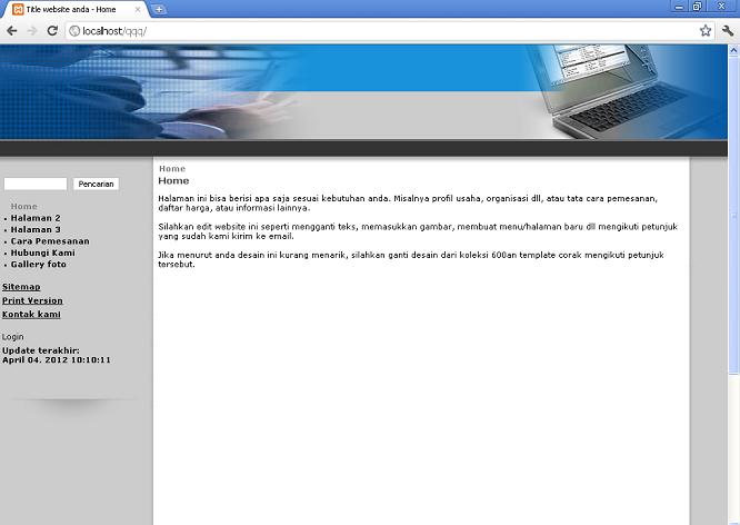 koleksi tema website